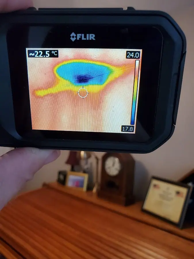 Thermal imaging inspection for water damage in Batesville